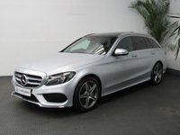 USED 2015 64 MERCEDES-BENZ C CLASS 2.1 C220 BLUETEC AMG LINE PREMIUM 5d 170 BHP SAT NAV PANORAMIC SUNROOF LEATHER INTERIOR