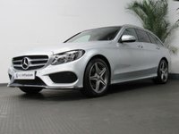 USED 2015 64 MERCEDES-BENZ C CLASS 2.1 C220 BLUETEC AMG LINE PREMIUM 5d 170 BHP SAT NAV PANORAMIC SUNROOF LEATHER INTERIOR