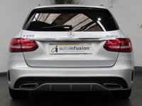 USED 2015 64 MERCEDES-BENZ C CLASS 2.1 C220 BLUETEC AMG LINE PREMIUM 5d 170 BHP SAT NAV PANORAMIC SUNROOF LEATHER INTERIOR