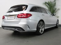 USED 2015 64 MERCEDES-BENZ C CLASS 2.1 C220 BLUETEC AMG LINE PREMIUM 5d 170 BHP SAT NAV PANORAMIC SUNROOF LEATHER INTERIOR