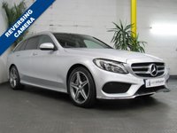 USED 2015 64 MERCEDES-BENZ C CLASS 2.1 C220 BLUETEC AMG LINE PREMIUM 5d 170 BHP SAT NAV PANORAMIC SUNROOF LEATHER INTERIOR