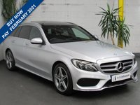 USED 2015 64 MERCEDES-BENZ C CLASS 2.1 C220 BLUETEC AMG LINE PREMIUM 5d 170 BHP SAT NAV PANORAMIC SUNROOF LEATHER INTERIOR
