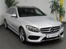 USED 2015 64 MERCEDES-BENZ C CLASS 2.1 C220 BLUETEC AMG LINE PREMIUM 5d 170 BHP SAT NAV PANORAMIC SUNROOF LEATHER INTERIOR