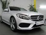 USED 2015 64 MERCEDES-BENZ C CLASS 2.1 C220 BLUETEC AMG LINE PREMIUM 5d 170 BHP SAT NAV PANORAMIC SUNROOF LEATHER INTERIOR