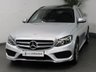 USED 2015 64 MERCEDES-BENZ C CLASS 2.1 C220 BLUETEC AMG LINE PREMIUM 5d 170 BHP SAT NAV PANORAMIC SUNROOF LEATHER INTERIOR