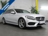 USED 2015 64 MERCEDES-BENZ C CLASS 2.1 C220 BLUETEC AMG LINE PREMIUM 5d 170 BHP SAT NAV PANORAMIC SUNROOF LEATHER INTERIOR