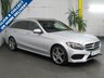 USED 2015 64 MERCEDES-BENZ C CLASS 2.1 C220 BLUETEC AMG LINE PREMIUM 5d 170 BHP SAT NAV PANORAMIC SUNROOF LEATHER INTERIOR