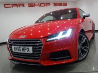 USED 2015 15 AUDI TTS 2.0 TFSI (310 PS) QUATTRO S TRONIC (S/S) 2DR COUPE..NAV..E/HEATED DIAMOND QUILTED LEATHERS..VIRTUAL COCKPIT..CRUISE..XENONS..LEDS..PARK AID..DRIVE SELECT PARK AID+XENON+LED+TINTS+LEATHR+NAV+VIRTUAL COCKPIT