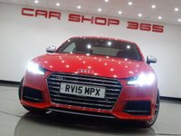USED 2015 15 AUDI TTS 2.0 TFSI (310 PS) QUATTRO S TRONIC (S/S) 2DR COUPE..NAV..E/HEATED DIAMOND QUILTED LEATHERS..VIRTUAL COCKPIT..CRUISE..XENONS..LEDS..PARK AID..DRIVE SELECT PARK AID+XENON+LED+TINTS+LEATHR+NAV+VIRTUAL COCKPIT