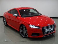 USED 2015 15 AUDI TTS 2.0 TFSI (310 PS) QUATTRO S TRONIC (S/S) 2DR COUPE..NAV..E/HEATED DIAMOND QUILTED LEATHERS..VIRTUAL COCKPIT..CRUISE..XENONS..LEDS..PARK AID..DRIVE SELECT PARK AID+XENON+LED+TINTS+LEATHR+NAV+VIRTUAL COCKPIT