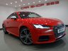 USED 2015 15 AUDI TTS 2.0 TFSI (310 PS) QUATTRO S TRONIC (S/S) 2DR COUPE..NAV..E/HEATED DIAMOND QUILTED LEATHERS..VIRTUAL COCKPIT..CRUISE..XENONS..LEDS..PARK AID..DRIVE SELECT PARK AID+XENON+LED+TINTS+LEATHR+NAV+VIRTUAL COCKPIT