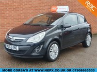 USED 2013 63 VAUXHALL CORSA 1.2 ENERGY 3d 83 BHP 
