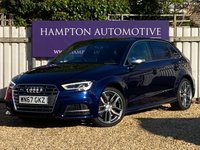 USED 2017 67 AUDI A3 2.0 S3 SPORTBACK QUATTRO 5d 306 BHP 