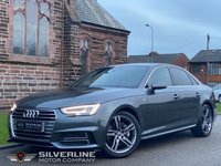 USED 2016 66 AUDI A4 2.0 TDI S LINE 4d 188 BHP ++ 1 OWNER ++ FULL HISTORY ++ SAT NAV ++