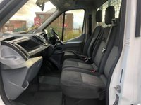USED 2014 14 FORD TRANSIT 350TDCi 125 L2 CAGED TIPPER REFUGE BODY DRW 