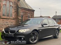 USED 2014 64 BMW 5 SERIES 2.0 520D M SPORT TOURING 5d 188 BHP FULL SERVICE HISTORY ++