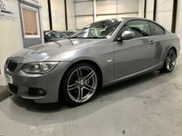 USED 2011 61 BMW 3 SERIES 3.0 330D M SPORT 2d 242 BHP OVER 5K FITTED EXTRAS!!