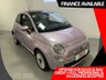 USED 2012 62 FIAT 500 1.2 C LOUNGE DUALOGIC 3d 69 BHP * LOW MILES * AUTO * FSH * PAN ROOF *