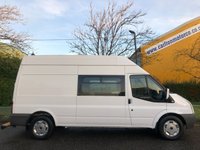 USED 2013 63 FORD TRANSIT 350TDCi 100 [ MESS WELFARE TOLIET UNIT ] LWB H/R P/V 