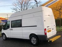 USED 2013 63 FORD TRANSIT 350TDCi 100 [ MESS WELFARE TOLIET UNIT ] LWB H/R P/V 