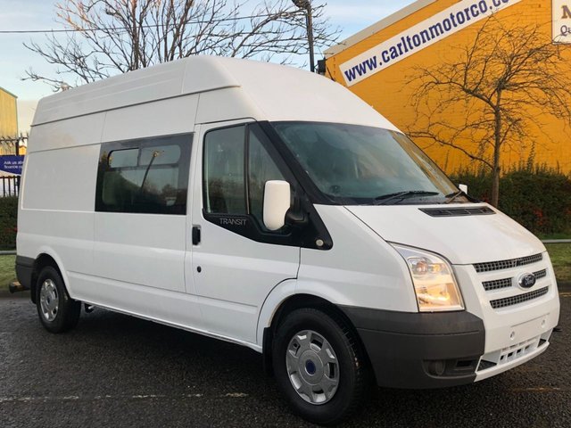 2013 63 Ford Transit 350TDCi 100 [ MESS WELFARE TOLIET UNIT ] LWB H/R P/V