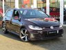 USED 2017 17 VOLKSWAGEN GOLF 2.0 GTI TSI 5d 227 BHP Finished in BLACK RUBIN (Available only in the Golf GTI and Golf GTD!) Metalic, with contrasting RETRO grey checked sports interior. This is a very desireable classic HOT HATCH. Comes with VIRTUAL DASH, LED run Lights, SAT NAV, DAB, B/Tooth, Cruise, Power Folding Mirrors and Park Sensors. Performance as the name suggests is very lively and makes Ideal quick Family Hatch. Serviced at 21535 miles, 41813 miles, 62634 miles and on arrival at 71683 miles. 12 Months MOT.