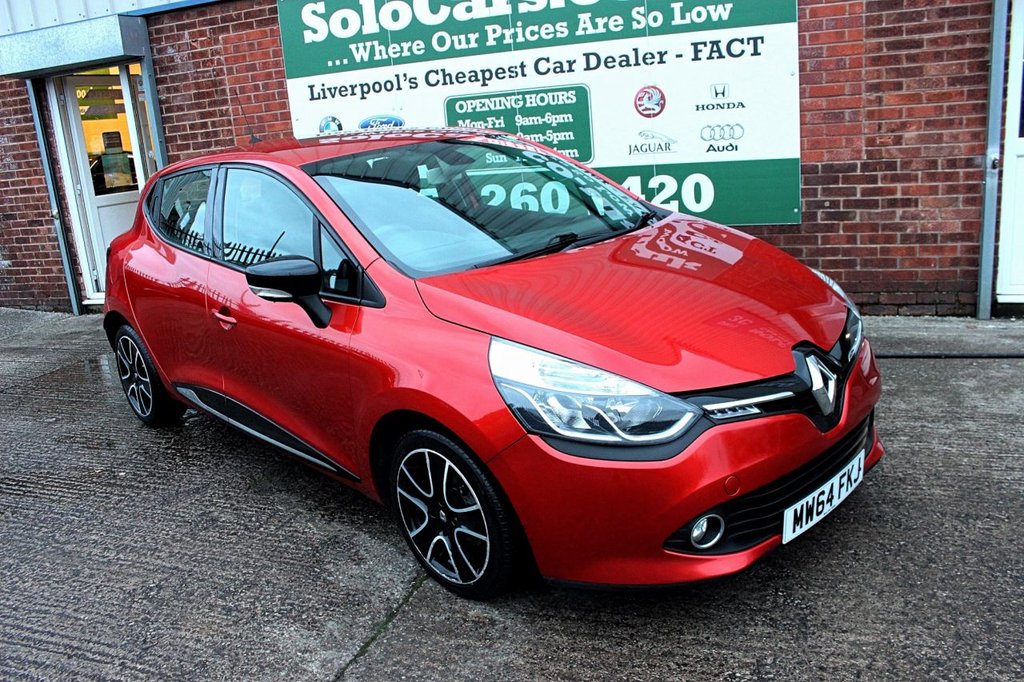2014 64 RENAULT CLIO 1.5 DYNAMIQUE MEDIANAV ENERGY DCI S/S 5d 90 BHP