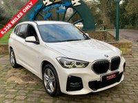 USED 2019 69 BMW X1 2.0 XDRIVE20I M SPORT 5d 190 BHP STUNNING X1 X-DRIVE. M/SPORT 2.0 STEP/AUTOMATIC/PADDLE SHIFT, 1 OWNER CAR HAVING COVERED ONLY 6,336 MILES FROM BRAND NEW, FINISHED IN MINERAL WHITE METALLIC WITH FULL DAKOTA LEATHER INTERIOR. HUGE SPECIFICATION (SEE LIST) AND HUGE SAVING ON NEW.