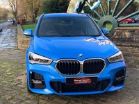 USED 2019 69 BMW X1 2.0 XDRIVE20I M SPORT 5d 190 BHP STUNNING X2 X-DRIVE. M/SPORT 2.0D AUTOMATIC/PADDLE SHIFT, 1 OWNER CAR HAVING COVERED ONLY 6356 MILES FROM BRAND NEW, FINISHED IN MISANO BLUE METALLIC WITH FULL DAKOTA LEATHER INTERIOR. HUGE SPECIFICATION (SEE LIST) AND HUGE SAVING ON NEW.