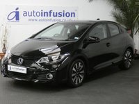 USED 2017 17 HONDA CIVIC 1.3 I-VTEC SE PLUS NAVI 5d 98 BHP SAT NAV REAR VIEW CAMERA