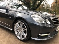 USED 2012 62 MERCEDES-BENZ E-CLASS 3.0 E350 CDI BLUEEFFICIENCY S/S SPORT 4d 265 BHP ZERO DEPOSIT FINANCE AVAILABLE