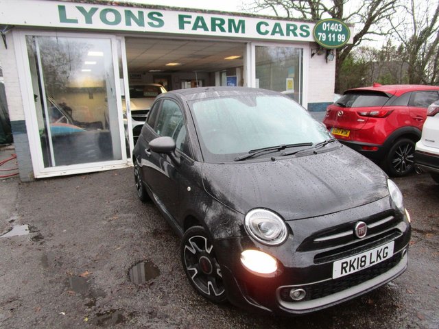 2018 18 Fiat 500 1.2 S (SPORT) DUALOGIC 3d 69 BHP AUTOMATIC