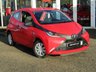 USED 2017 67 TOYOTA AYGO 1.0 VVT-I X 3d 69 BHP Finished in CHILLI RED with contrasting DARK GREY trim. If you are looking for well styled, thrifty and economical car then look no further. This small practical 3 door car comes with some great features. &pound;145 Road Tax, 15-inch steel wheels and Electric windows. Dealer serviced at 9930 miles, 17815 miles and recently at 21603 miles on 2/10/2020. MOT due 19/10/2021.