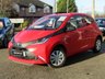 USED 2017 67 TOYOTA AYGO 1.0 VVT-I X 3d 69 BHP Finished in CHILLI RED with contrasting DARK GREY trim. If you are looking for well styled, thrifty and economical car then look no further. This small practical 3 door car comes with some great features. &pound;145 Road Tax, 15-inch steel wheels and Electric windows. Dealer serviced at 9930 miles, 17815 miles and recently at 21603 miles on 2/10/2020. MOT due 19/10/2021.