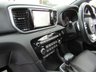 USED 2019 19 KIA SPORTAGE 1.6 GT-LINE ISG 5d 175 BHP Finished in BLUE FLAME METALLIC with Full LEATHER trim.This new Sportage is one of the best SUV's on the market. It offers striking looks and spacious interior.  Features include Sat Nav, 19-inch alloys, tinted windows, rain-sensing wipers, LED headlights, keyless start, leather upholstery, heated front and rear seats, 8-inch touchscreen infotainment system with built-in smartphone mirroring, upgraded JBL stereo, cruise control, lane-keeping assist and rear parking sensors.