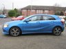 USED 2015 65 MERCEDES-BENZ A-CLASS 1.5 A 180 D SE 5d 107 BHP Finished in SOUTH SEA BLUE with contrasting FULL EBONY LEATHER trim. This A class certainly looks smart, with its slim lights and smooth body panels. There's plenty of room in the front and the back which will suit the average family. Features include, &pound;ZERO ROAD TAX, SAT NAV, EBONY LEATHER, REAR VIEW CAMERA, B/TOOTH, Cruise Control and much more. Dealer serviced at 11787 miles, 23094 miles, 34044 miles, 48744 miles and at 61533 miles.