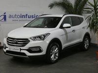 USED 2017 HYUNDAI SANTA FE 2.2 CRDI PREMIUM BLUE DRIVE 5d 197 BHP 7 SEATS SAT NAV LEATHER