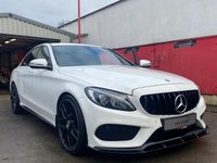 USED 2017 67 MERCEDES-BENZ C CLASS 2.1 C 220 D AMG LINE 4d 170 BHP 20" AMG ALLOYS OPTIONAL &pound;895