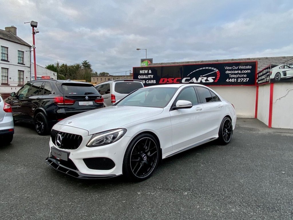 USED 2017 67 MERCEDES-BENZ C CLASS 2.1 C 220 D AMG LINE 4d 170 BHP 20" AMG ALLOYS OPTIONAL &pound;895