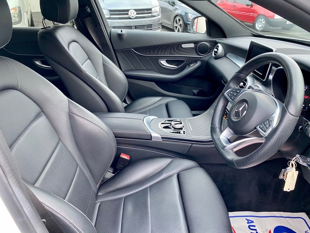USED 2017 67 MERCEDES-BENZ C CLASS 2.1 C 220 D AMG LINE 4d 170 BHP 20" AMG ALLOYS OPTIONAL &pound;895