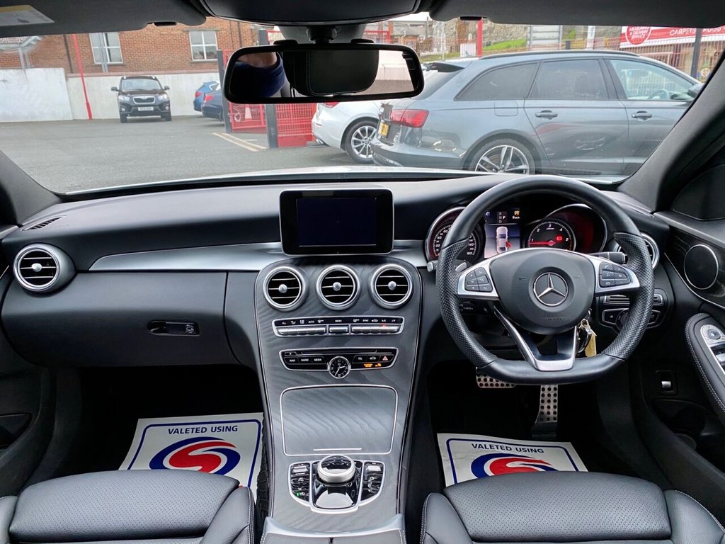 USED 2017 67 MERCEDES-BENZ C CLASS 2.1 C 220 D AMG LINE 4d 170 BHP 20" AMG ALLOYS OPTIONAL &pound;895