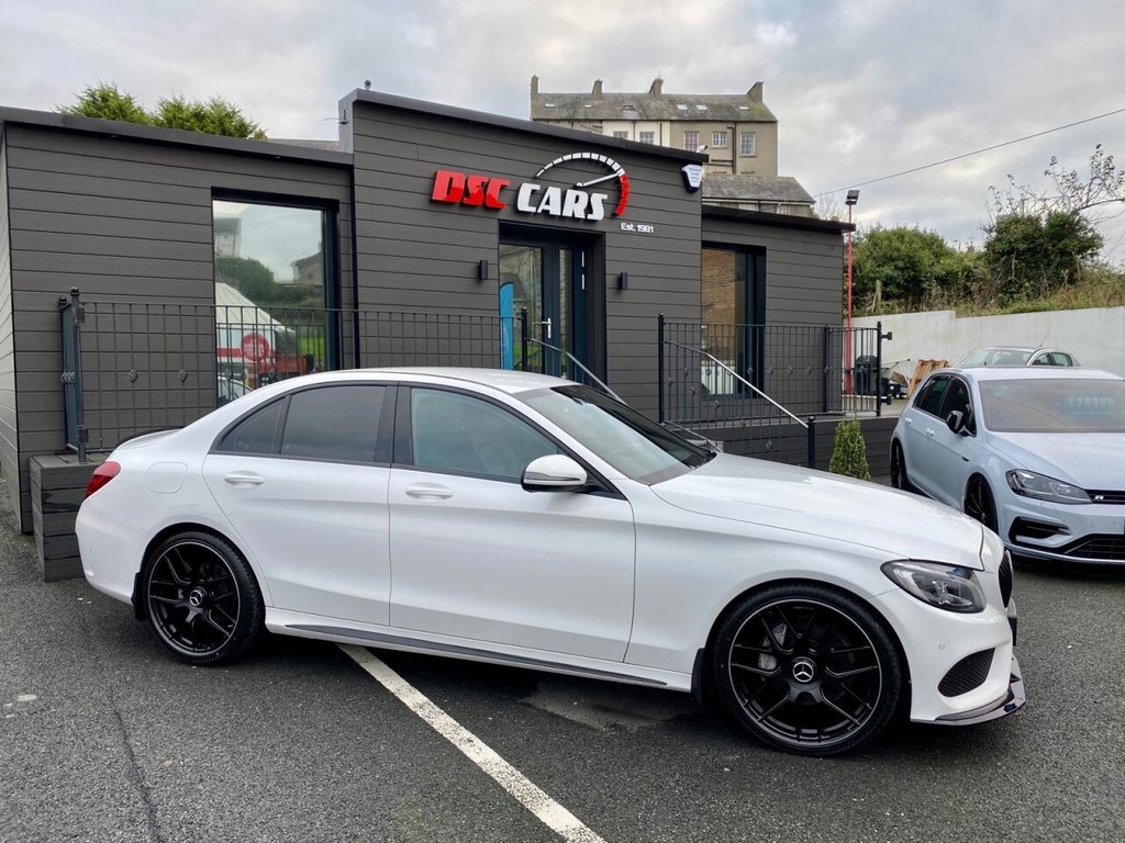USED 2017 67 MERCEDES-BENZ C CLASS 2.1 C 220 D AMG LINE 4d 170 BHP 20" AMG ALLOYS OPTIONAL &pound;895