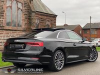 USED 2018 67 AUDI A5 2.0 TDI QUATTRO S LINE 2d 188 BHP [PANORAMIC ROOF] 
