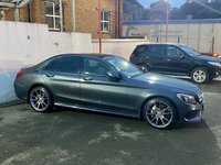 USED 2016 66 MERCEDES-BENZ C CLASS 2.1 C220 D AMG LINE 4d 170 BHP 19" AMG ALLOYS OPTIONAL &pound;799