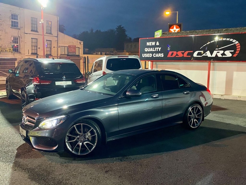 USED 2016 66 MERCEDES-BENZ C CLASS 2.1 C220 D AMG LINE 4d 170 BHP 19" AMG ALLOYS OPTIONAL &pound;799