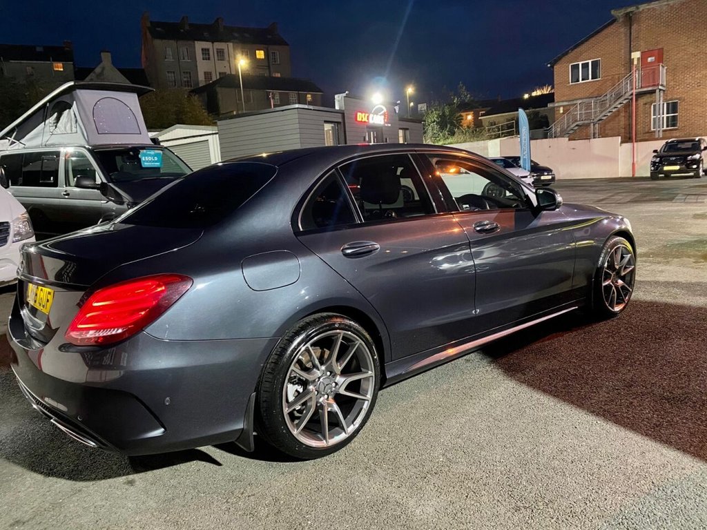 USED 2016 66 MERCEDES-BENZ C CLASS 2.1 C220 D AMG LINE 4d 170 BHP 19" AMG ALLOYS OPTIONAL &pound;799