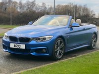USED 2015 65 BMW 4 SERIES 3.0 430D M SPORT 2d AUTO 255 BHP CONVERTIBLE AUTO Vario Roof Convertible Coupe