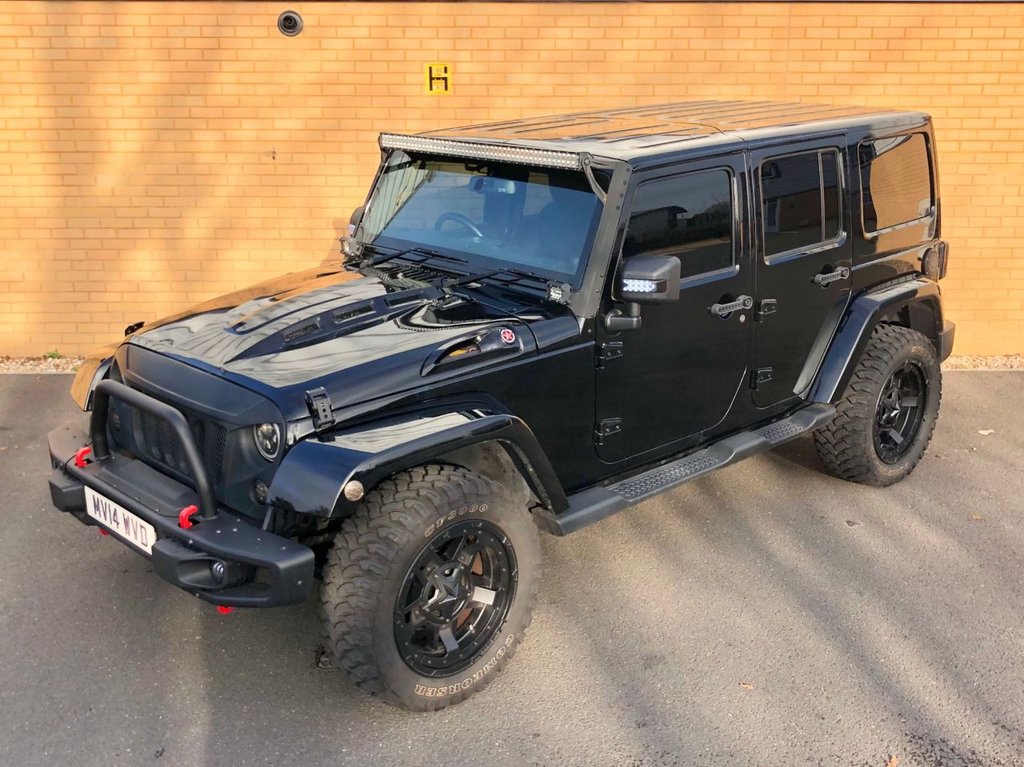 USED 2014 14 JEEP WRANGLER CUSTOM OVERLAND UNLIMITED // 2.8 CRD 197 BHP // 4D // PX SWAP 