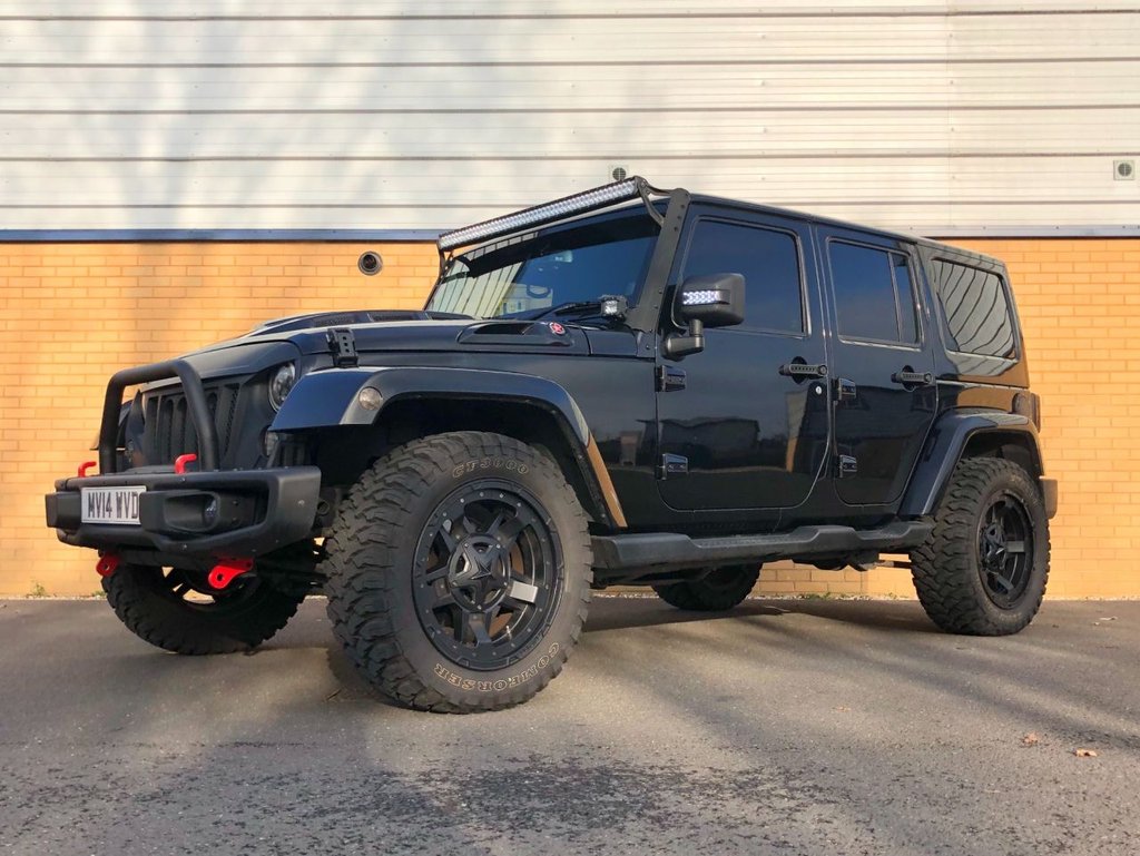 USED 2014 14 JEEP WRANGLER CUSTOM OVERLAND UNLIMITED // 2.8 CRD 197 BHP // 4D // PX SWAP 