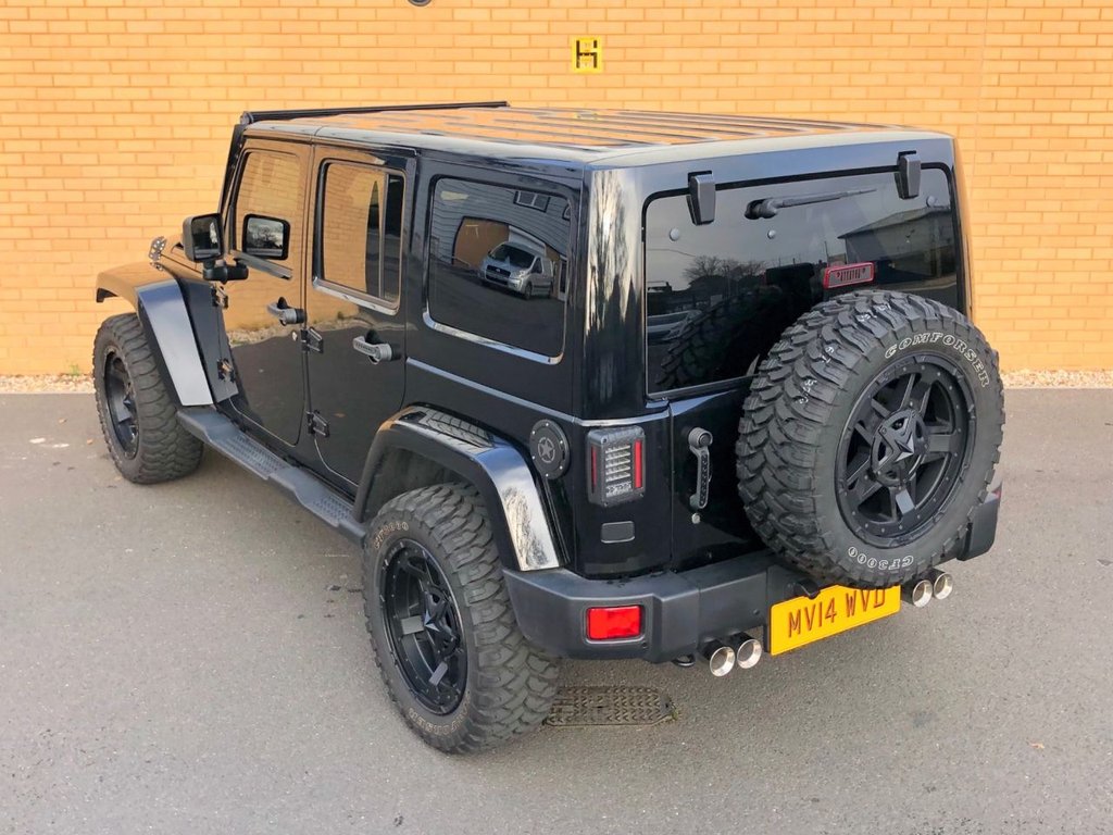 USED 2014 14 JEEP WRANGLER CUSTOM OVERLAND UNLIMITED // 2.8 CRD 197 BHP // 4D // PX SWAP 
